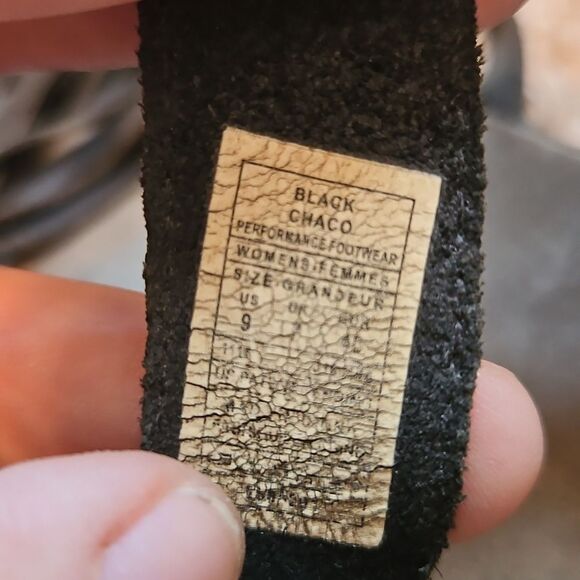 Chaco Women's Leather Strappy Sandals Black Size 9 EU 40 - Picture 5 of 7